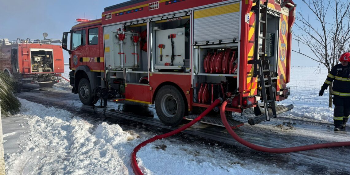 Incendiu la o locuință în localitatea Iecea Mare