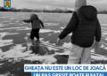 Joaca pe gheață care a ucis: apelul dur al IGSU după moartea a doi copii într-un sat din Sibiu