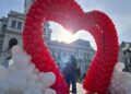 Valentine’s Day 2026 la Arad: „Căsătorii de o zi” în centrul orașului/Foto