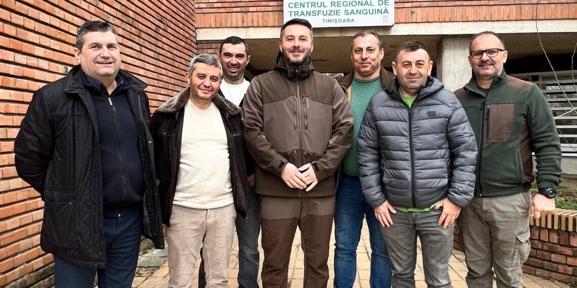 Angajații Ocolului Silvic Lunca Timișului au donat sânge la Centrul Regional de Transfuzie Sanguină Timișoara