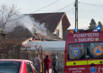 Incendiu la o locuință în Timișoara. Un bărbat a suferit arsuri de gradul I – II