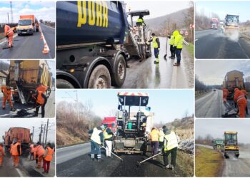 Drumurile din vestul țării, sub asediul gropilor: Intervenții în forță pe DN 6, DN 7 și A1