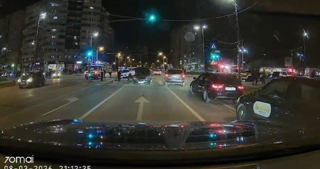 Tânără de 23 de ani rănită într-un accident rutier pe strada Gheorghe Lazăr din Timișoara