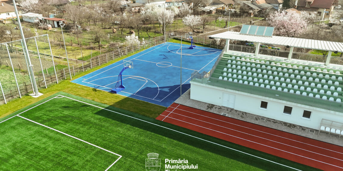 Inaugurare baza sportivă „Vasile Deheleanu”: un nou spațiu dedicat comunității și sportului