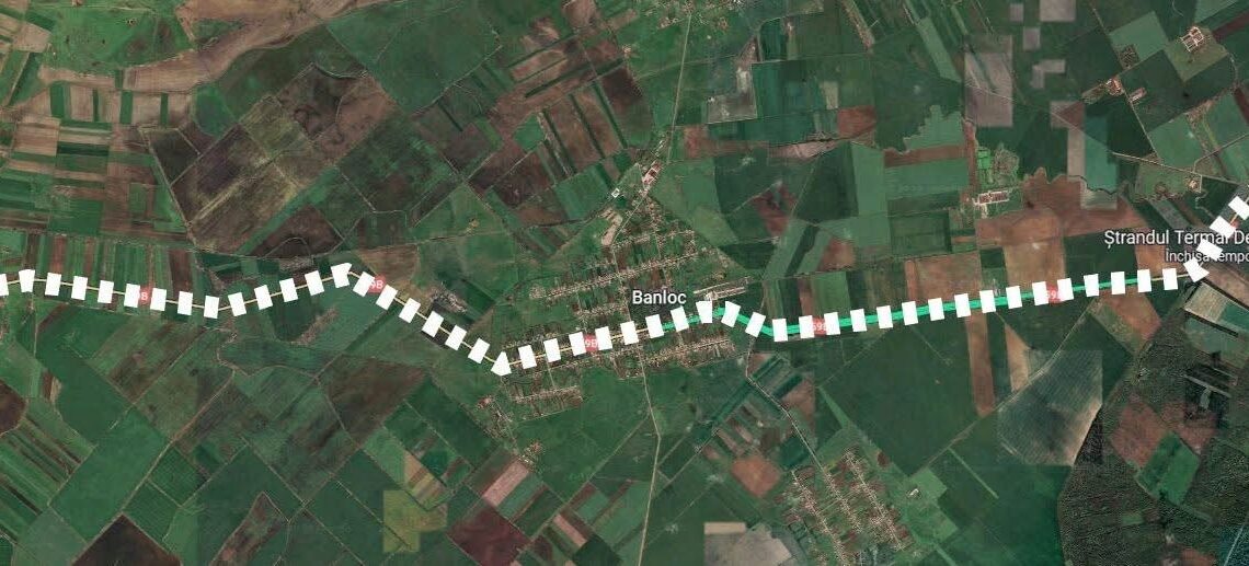 Încep lucrările de consolidare pe DN 59B, între Livezile și Deta