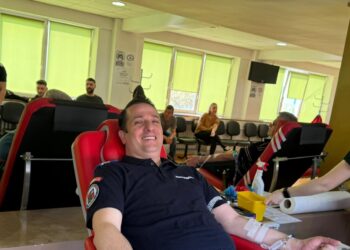 20 de jandarmi, o singură misiune să dăruiască viață „Donează sânge! Salvează o viață!”