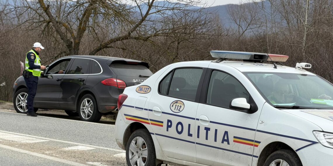 Razie de amploare pe DN 6, în Timiș: peste 200 de amenzi și 10 permise suspendate în doar patru ore/Foto