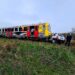 Accident feroviar la Peciu Nou: șofer încarcerat, în stare de inconștiență