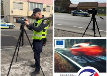 Acțiune pentru combaterea vitezei excesive, desfășurată de polițiștii rutieri din Caraș-Severin