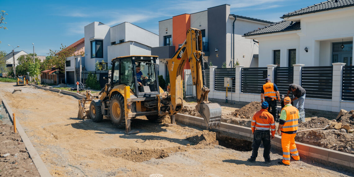 Lucrările de modernizare a străzilor din cartierul Blașcovici avansează/Foto