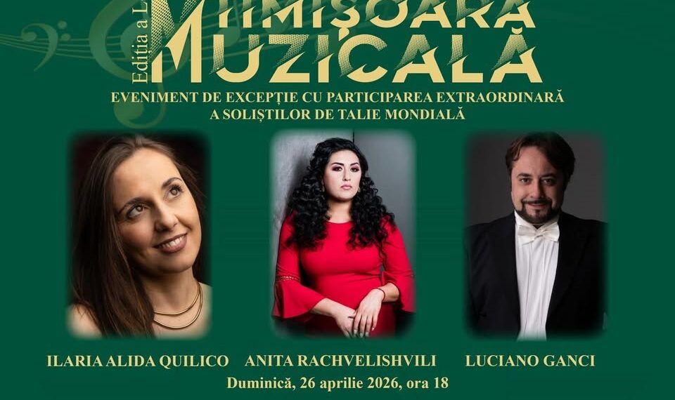 Opera Aida de Verdi în deschiderea Festivalului Internațional „Timișoara Muzicală”