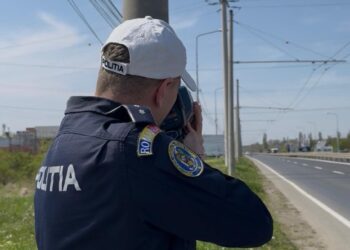 Acțiune ROADPOL – SPEED MARATHON. Obiectivul – combaterea vitezei excesive
