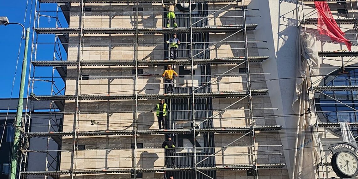 Gara de Nord din Timișoara prinde contur: fațadele, aproape finalizate/Foto