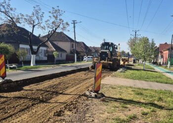 Șantier în plină mișcare pe DN 59B: lucrările de modernizare avansează pe ambele fronturi/Foto