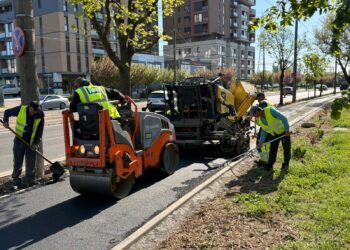 Primăria Timișoara continuă programul de reabilitare a trotuarelor în mai multe zone din oraș