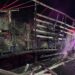 Un nou incendiu de autotren pe autostrada A1, în Timiș. Semiremorca a fost cuprinsă de flăcări
