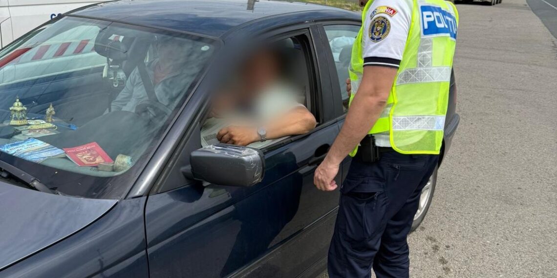 Razie pe DN 6: sute de șoferi verificați, zeci de permise reținute de polițiștii rutieri din Timiș