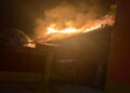 Incendiu la o locuință din localitatea Curtici. Din fericire, nu s-au înregistrat victime