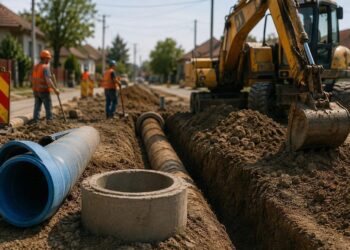 Pas important pentru modernizarea Lugojului: încep lucrările de extindere a rețelei de apă și canalizare pe mai multe străzi
