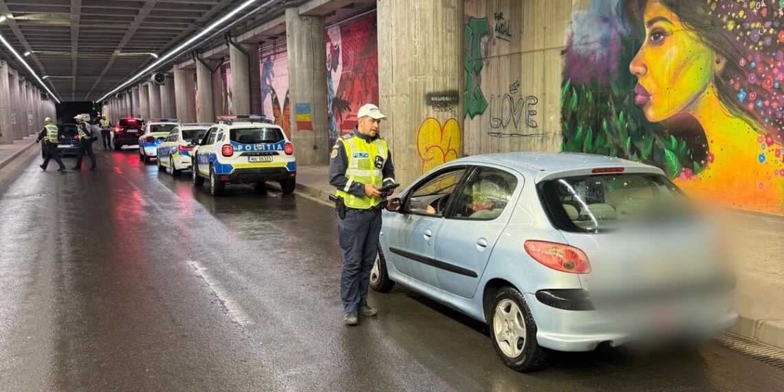 Șofer prins băut la volan, în Timișoara. Polițiștii au făcut controale în trafic toată noaptea