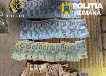 Rețea de trafic de droguri destructurată la Arad: doi suspecți arestați după un flagrant cu cocaină/Foto