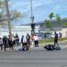 Accident pe Calea Torontalului: motociclist rănit și transportat la spital după o coliziune cu un autoturism