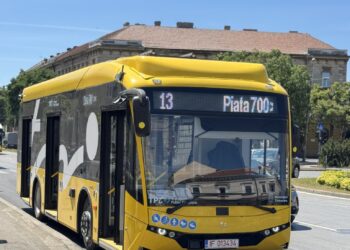 Timișoara: Primul autobuz electric scurt din noul lot a intrat în teste pe traseu