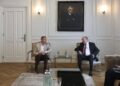 Traian Băsescu, întâlnire cu Alfred Simonis la Consiliul Județean Timiș: discuții despre administrație și politica națională