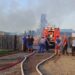 Incendiu la o fabrică de prelucrare a lemnului