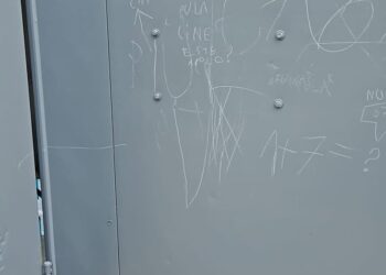 Toaleta publică din Parcul Central Dumbrăvița, vandalizată la câteva zile după renovare. Autoritățile fac apel la părinți