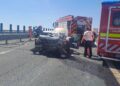 Accident pe autostrada A1, între Arad și Timișoara. Trei persoane au fost rănite