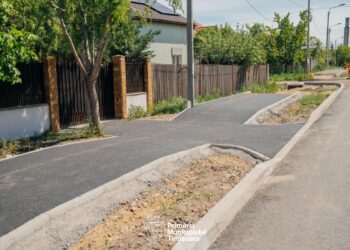 Trotuare și carosabil modernizat pe încă două străzi din cartierul Blașcovici