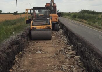 Reparații pe două drumuri naționale din Timiș. Lucrările au început între Uivar și Pustiniș