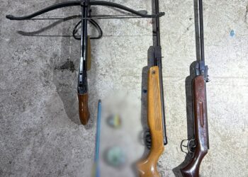 Percheziții în Timiș într-un dosar privind folosirea ilegală a armelor. Polițiștii au ridicat puști cu aer comprimat și o arbaletă
