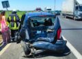 Coliziune între un autoturism și un microbuz de marfă pe A1, în Timiș