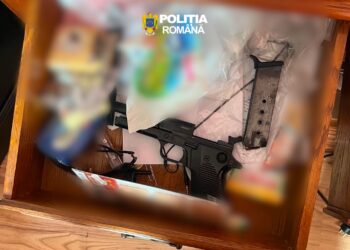 Administrator de firmă din Făget, reținut pentru afaceri ilegale cu lemn. Polițiștii au găsit și o armă deținută fără drept