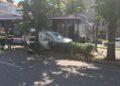Accident între un autoturism și un tramvai în Timișoara. Un șofer a ajuns la spital