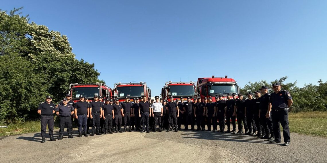 Pompieri din Timiș, trimiși în Franța pentru lupta împotriva incendiilor de pădure