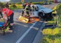 Accident rutier grav pe raza localității Slatina-Timiș: trei victime, dintre care una încarcerată. Traficul a fost blocat