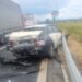 Accident pe autostrada A1, în Timiș. Trafic blocat spre Deva după un impact între mai multe autovehicule