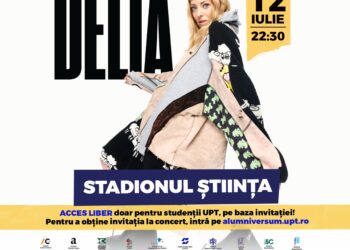 Delia cântă pentru absolvenții 2026. UPT organizează ALUMNI FEST, zece zile de ceremonii, paradă și concerte live