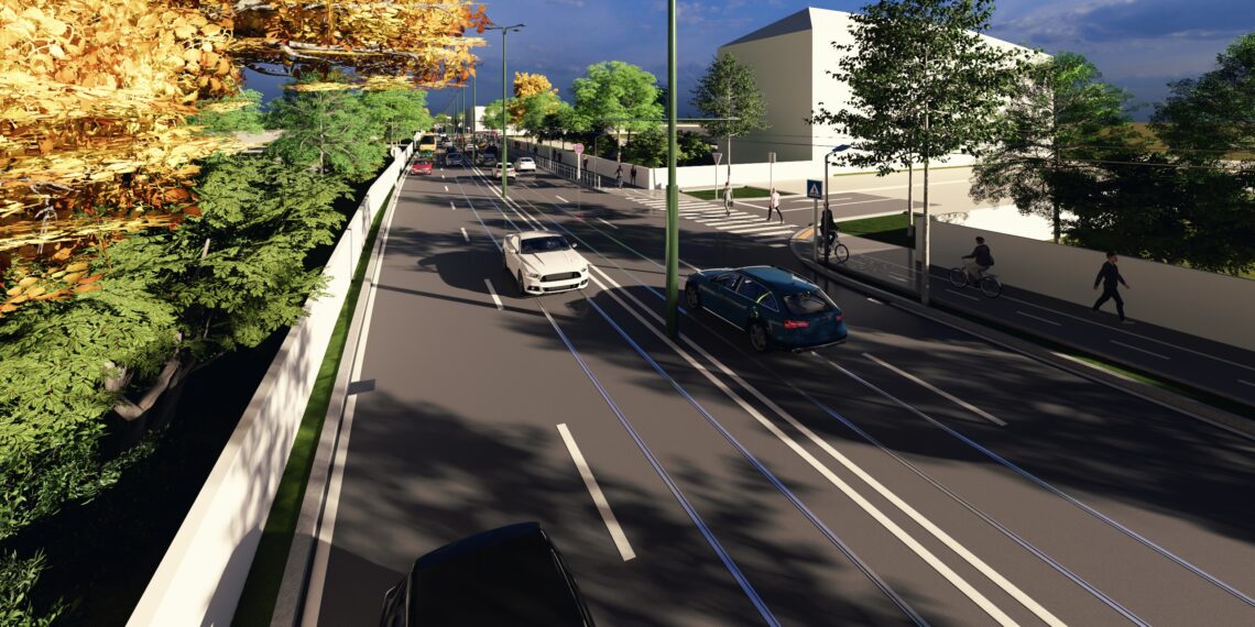 Încep lucrările la noua linie de tramvai dintre Gara de Nord și Solventul. Primăria a semnat contractul de peste 62 de milioane de lei/Foto