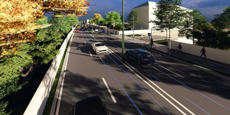 Încep lucrările la noua linie de tramvai dintre Gara de Nord și Solventul. Primăria a semnat contractul de peste 62 de milioane de lei/Foto