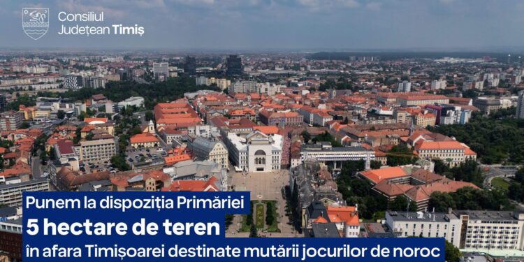 Alfred Simonis propune mutarea sălilor de jocuri de noroc la centura de nord: CJ Timiș oferă 5 hectare de teren Primăriei