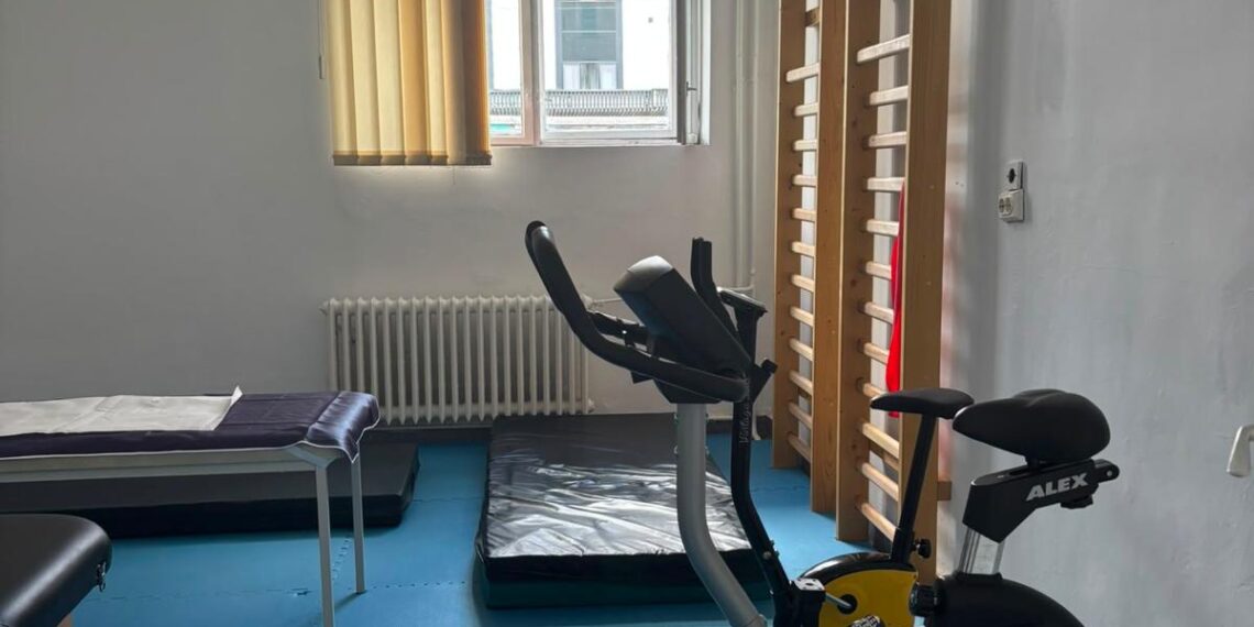 Sală de kinetoterapie pentru pacienții Spitalului Clinic CF Timișoara