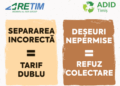 RETIM și ADID Timiș reiau campania de informare „Colectează separat, neapărat! Evită penalizările”