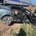 Mașină lovită de tren la Urseni. O femeie de 36 de ani este resuscitată după ce a rămas încarcerată/UPDATE: A murit