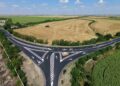 S-a încheiat asfaltarea pe DN 59A, între Timișoara și Beregsău Mare. Se trasează marcajele rutiere