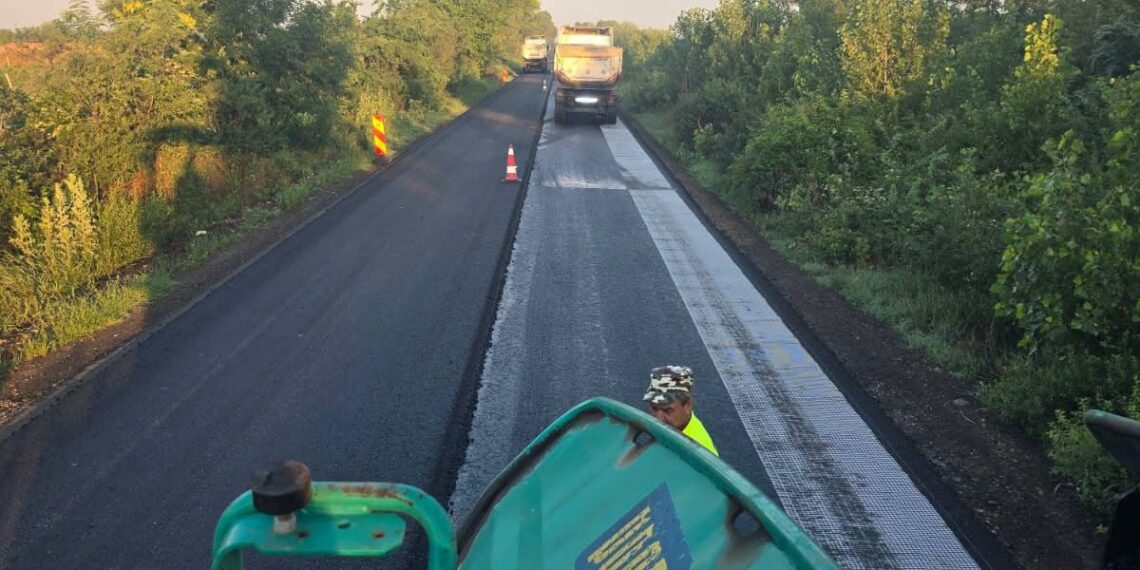 Lucrările de modernizare pe DN 59B avansează. Constructorii au depășit pragul de 60% pe ambele tronsoane din Timiș