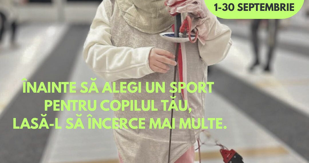 Cursuri gratuite de scrimă pentru copiii din Timișoara toată luna septembrie